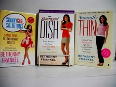Skinnygirl Bethenny Frankel 3 Books Naturally Thin SkinnyGirl Recipes Solutions