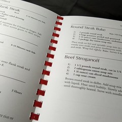 Vintage Cookbook Four Ingredient Recipes Spiral Bound Hardcover 376 Pages