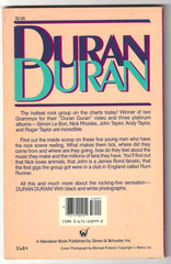 Duran Duran Paperback Book 1984 Wanderer – Susan Martin