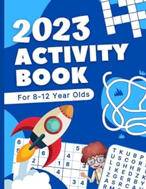 Activity Book for 8-12 Year Olds : Varied Puzzle Book Including W