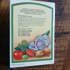 Set Of 4 The Complete Vegetable Caroline Francis 1981 Illust. Mini Cookbooks PB
