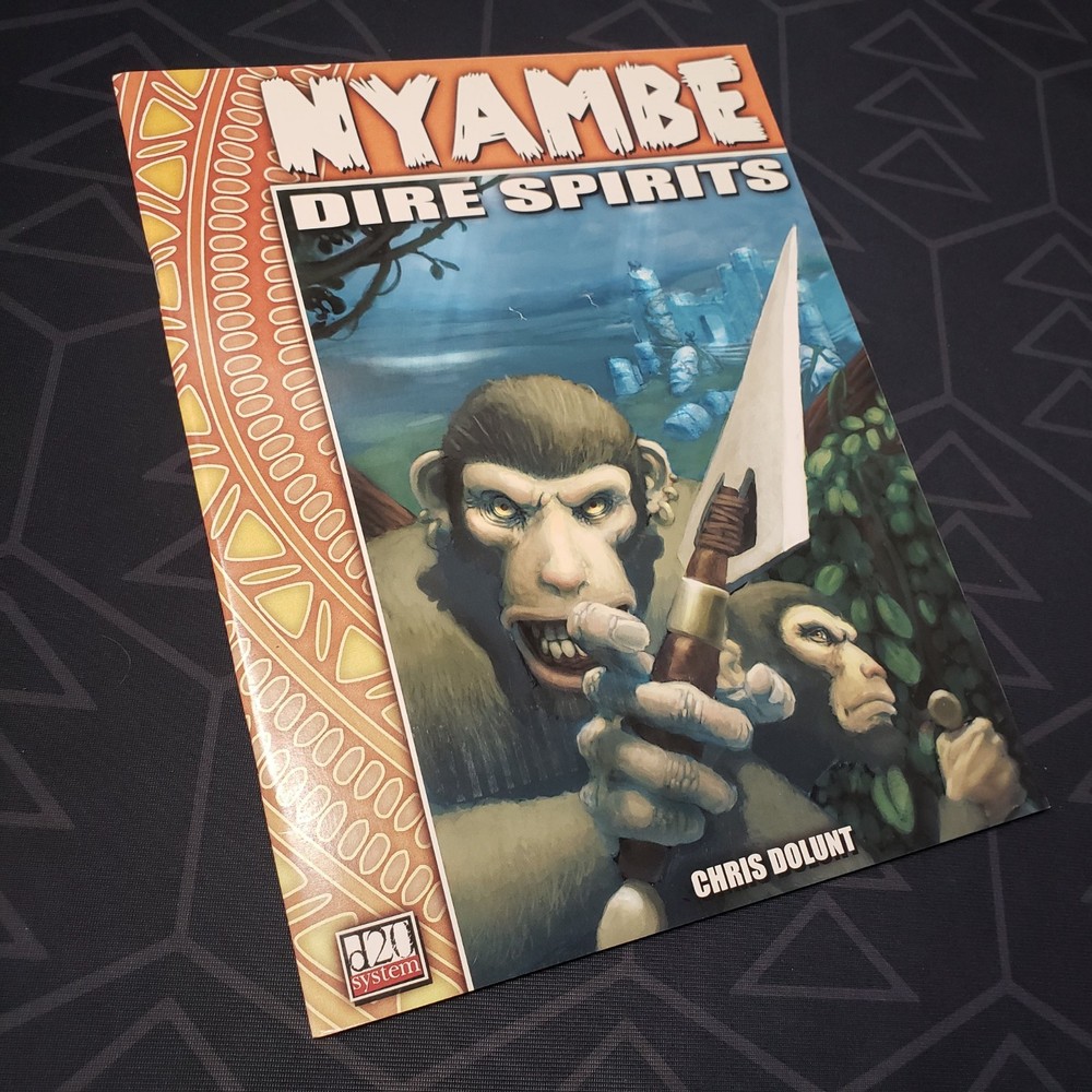Nyambe: Dire Spirits (Paperback RPG Book) d20 System Chris Dolunt Atlas Games