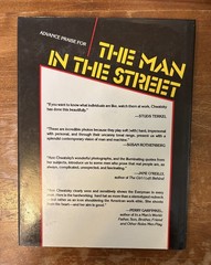 Man in the Street Ann Chwatsky HC 1889 Photography Gay Interest
