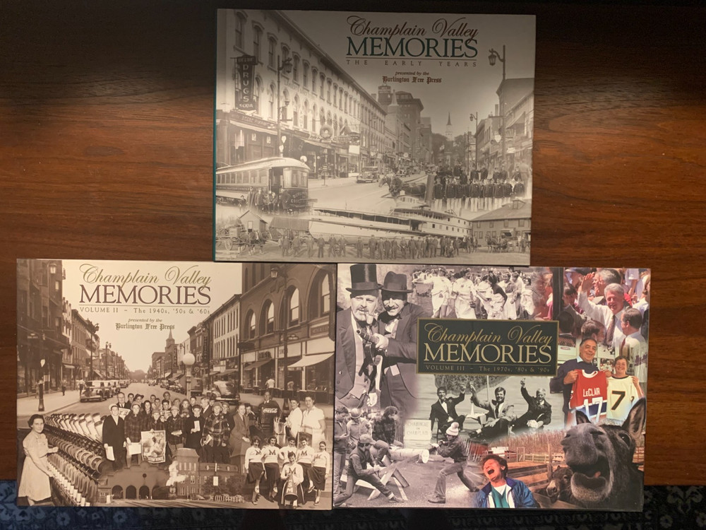 Champlain Valley Memories 3 Volume Set by The Burlington Free Press
