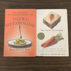 The End of Overeating by David Kessler MD UltraMetabolism by Mark Hyman MD books