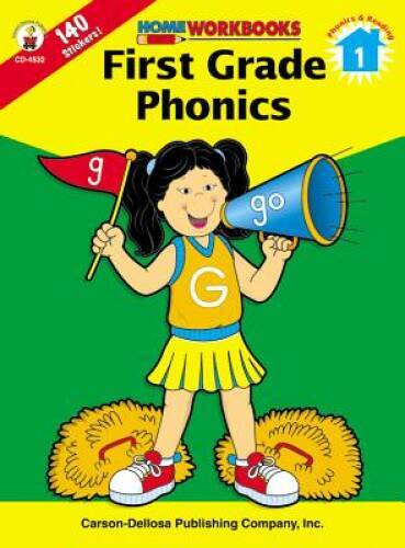 First Grade Phonics (Home Workbooks) – Paperback – GOOD
