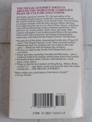The Frugal Gourmet Cooks Three Ancient Cuisines, Jeff Smith, Paperback
