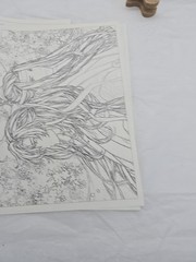 ACG Anime Coloring Book – 24 Loose Pages Color Pencil or Artist Choice SEE PICS