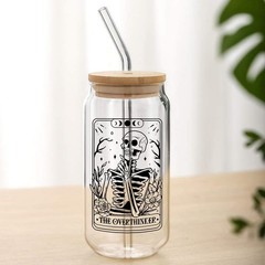 Mahrokh 16oz Reading Themed Tumbler for Book Lovers Women Librarians