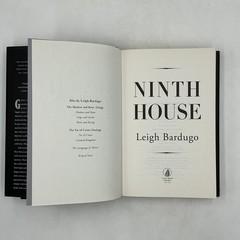 Ninth House Leigh Bardugo Flatiron Books Hardcover 2019 First Edition Black