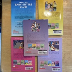 5 Lot Baby-Sitters Club 1-3 by Raina Telgemeier 8 by Gale Galligan & 9 G.Epstein