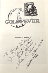 Gold Fever by Helen E. Wilson Inscribed & Signed PB Book