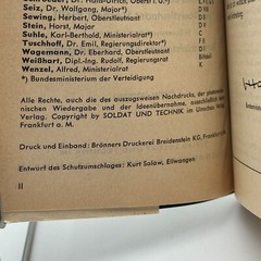Taschenbuch für Wehrfragen 1963/64 German Cold War Military Defense Strategy