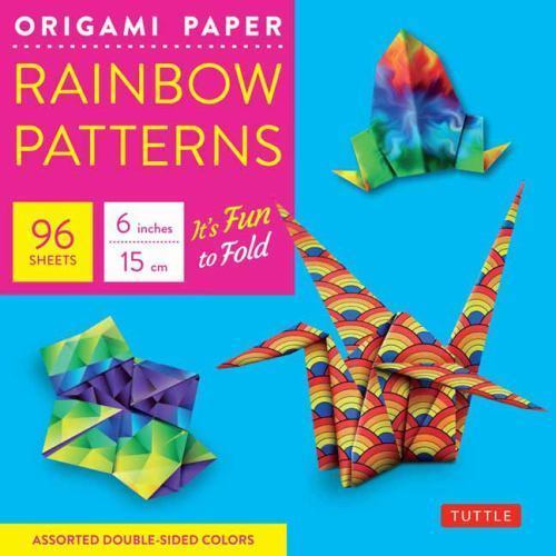 Origami Paper 100 Sheets Rainbow Patterns 6″ (15 cm): Tuttle Origami Paper: Doub