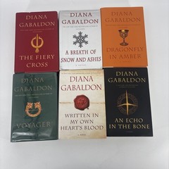Outlander Series Hardcover Book Lot of 6 Diana Gabaldon Voyager Fiery Cross BCE