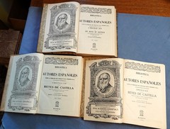 BIBLIOTECA AUTORIES ESPANOLES CRONICAS DE LOS REYES DE CASTILLA BY DON C. ROSELL