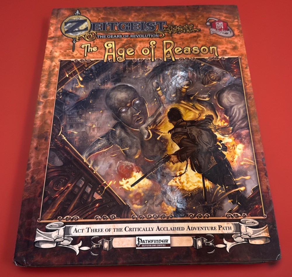 RARE Zeitgeist: The Age of Reason, The Gears of Revolution Act 3, Pathfinder RPG