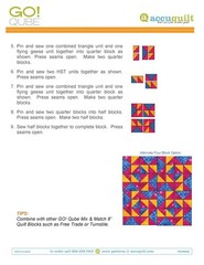 ACCUQUILT GO QUBE 8″ Block Patterns Manual – LOOP FASTENED – TOUGH JACKET