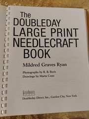 Doubleday Large Print Needlecraft Book by Mildred Graves Ryan ~ 1999 Paperback