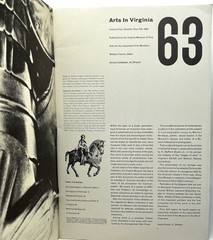 Arts in Virginia: Volume Four, Number One, Fall, 1963