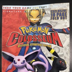 Nintendo GameCube Pokemon Colosseum Official Brady Games Strategy Guide W Poster