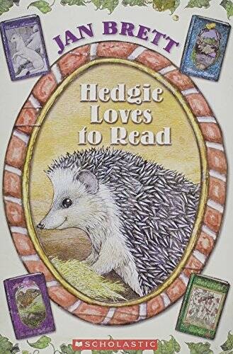 Hedgie Loves to Read – Paperback By Jan Brett – GOOD