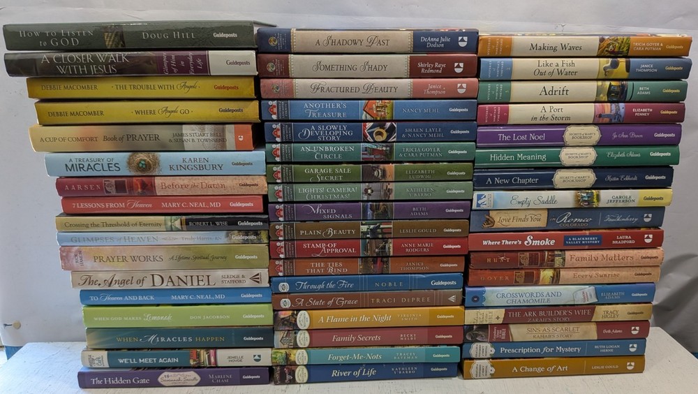 Lot of 52 Different Guideposts Books Mixed Titles and Authors ALL HARDCOVERS