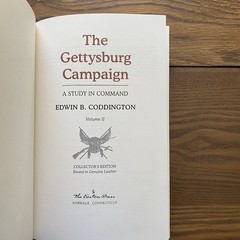 Easton Press The Gettysburg Campaign 1997 Coddington Vols I & II Leather Bound