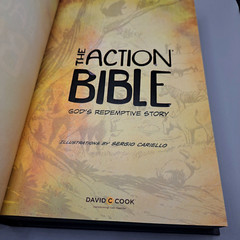 The Action Bible by Sergio Cariello H/C Updated -230 fast-paced narratives