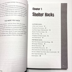 Survival Hacks Creek Stewart 2016 Paperback Wilderness Survival Adams Media Book