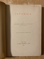 Japonica by Sir Edwin Arnold (1891 Hardcover)