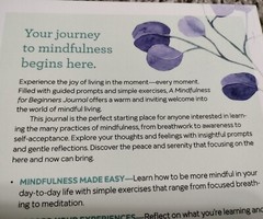 A Mindfulness for Beginners Journal: Prompts and Practices for Living In Moment