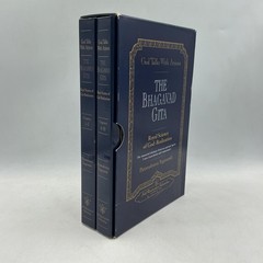 God Talks With Arjuna The Bhagavad Gita Paramahansa Yogananda Box Set 2001 Navy