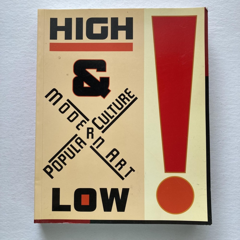 Vintage 1990 High & Low Modern Art Popular Culture Varnedoe Gopnik MOMA PB Art