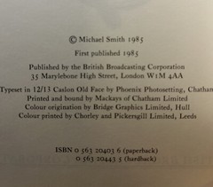 New English Cookery ~ Michael Smith ~ BBC Import ~ Vintage ~ PB ~ VG