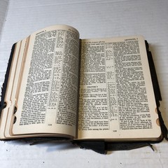 Vtg King James Version Holy Bible Red Letter Edition National Bible Press CRI