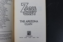 Arizona Clan Zane Grey 1966 Western Pocket Books Action Adventure PB