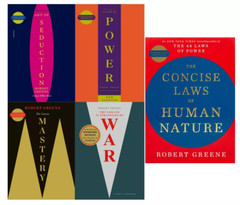 Robert Greene Collection 5 Books Set – [CONCISE]] Seduction, Power, Mastery, War