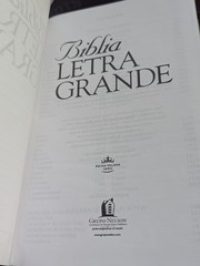 RVR60, Santa Biblia, Letra Grande, Leathersoft Grupo Nelson Black