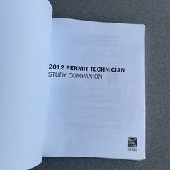 2012 Permit Techician Study Companion by ICC and Study Sessions Paperback