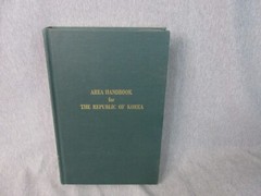 AREA HANDBOOK FOR THE REPUBLIC OF KOREA 1969 DA PAM 550-41 Hardback