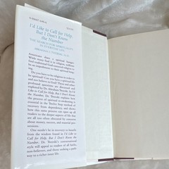 Abraham J. Twerski I’d Like to Call for Help 1991 Hardcover Pharos DJ