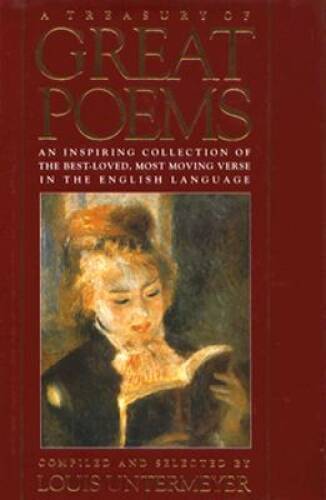 A Treasury of Great Poems – Hardcover By Untermeyer, Louis – GOOD