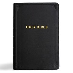 Luxury KJV Bible – Giant Print, Red Letter Edition, Decorative Leather Cover