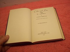 Color and Line in Dress by Laurene Hempstead Fashion Design 1947 Hardcover Book