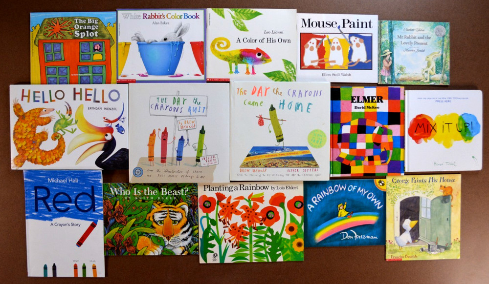 Lot of 15 Picture Books about the Colors, Rainbow, Crayons Quit, Don Freeman T3