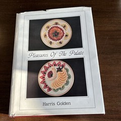 Pleasures Of The Palate by Harris Golden Signed 1989 HB/DJ