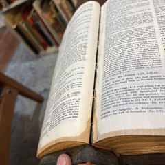 VTG 1973 Holy Bible New Analytical Edition Dickson KJV Moroccan Leather DAMAGED