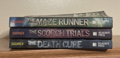 The Maze Runner Trilogy Series 1-3 James Dashner 3 Book Lot of Paperbacks