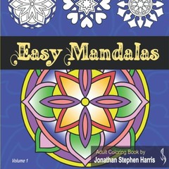 Easy Mandalas: Adult Coloring Book for Beginners Featuring Beautiful…